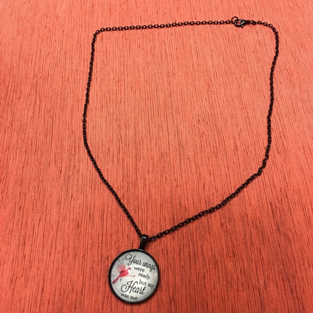 (i2) Cardinal Necklace-Your Wings Were Ready - Picture 4 of 6